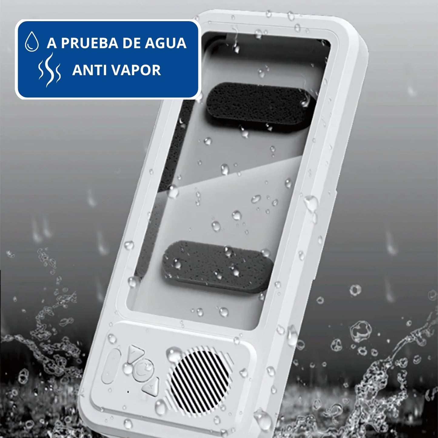 QUASONIC™ Altavoz de Ducha Táctil